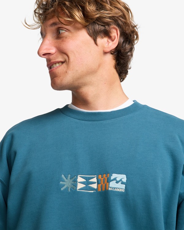 4 Core Lord - Sweater voor Heren Blue EBYFT00163 Billabong