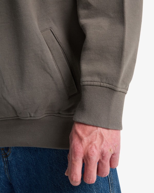 5 Core Lord - Sweater met Korte Rits voor Heren Gray EBYFT00164 Billabong