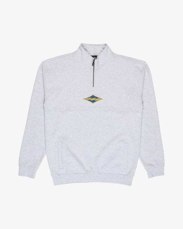 4 Burleigh Mock Neck Cinza EBYFT00184 Billabong