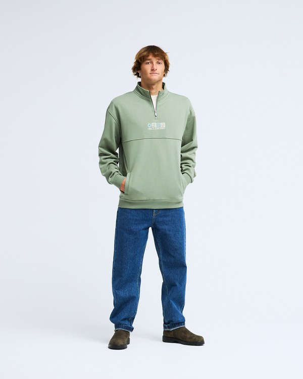 1 Burleigh Mock Neck Verde EBYFT00184 Billabong