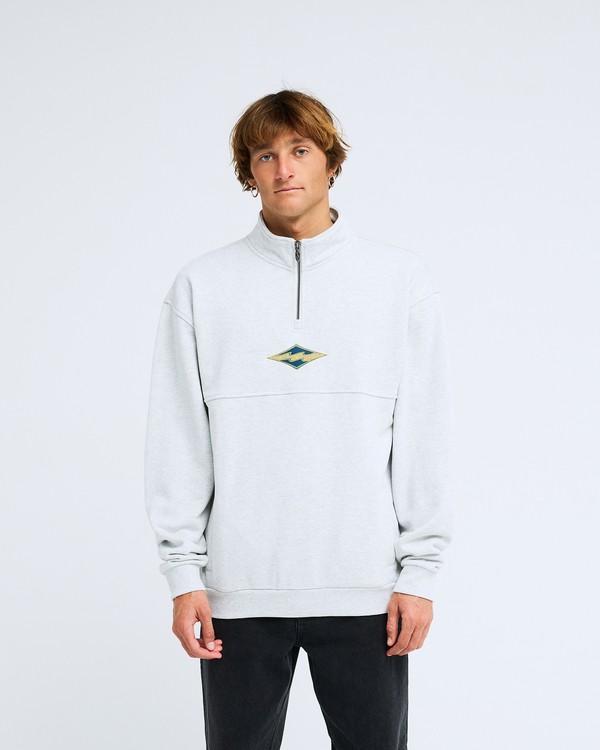 0 Burleigh Mock Neck Cinza EBYFT00184 Billabong
