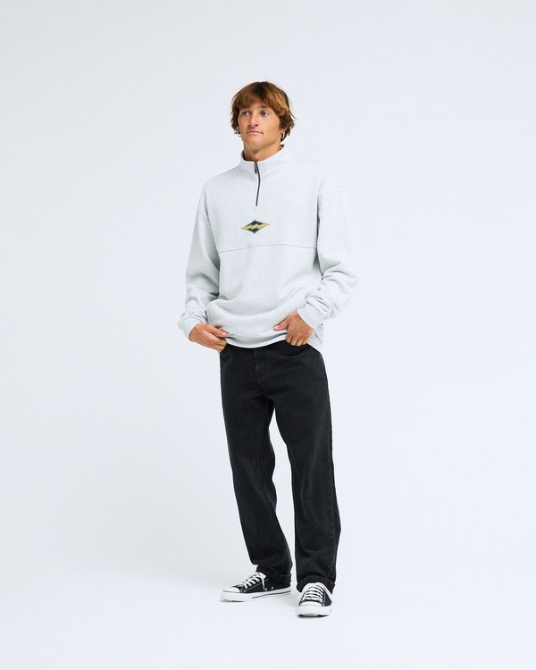 1 Burleigh Mock Neck Cinza EBYFT00184 Billabong
