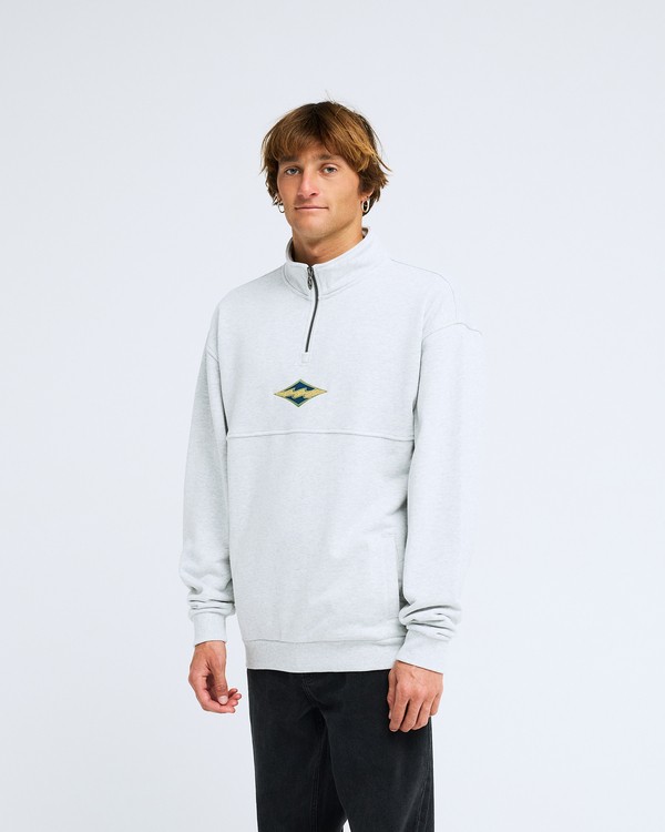 3 Burleigh Mock Neck Cinza EBYFT00184 Billabong