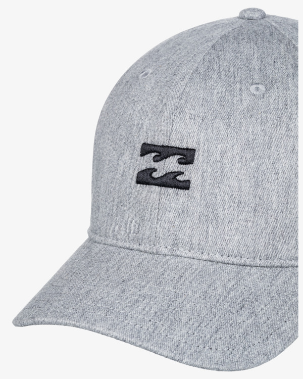 3 Wave - Casquette snapback pour homme Gris EBYHA00106 Billabong