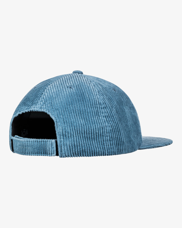 thumbnail image 2 of Tackma Strapback Hat – Blue Or Green Suede Visor With Bolt Snap Closure (B231) 2 of 4