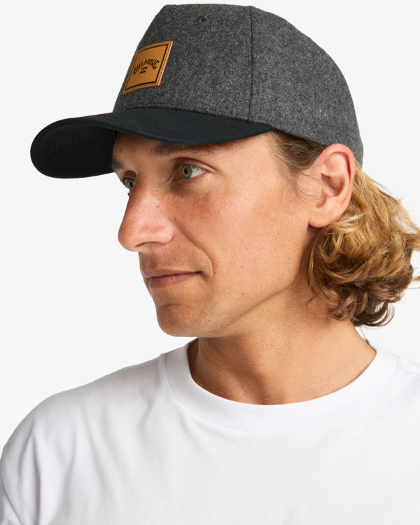 5 Stacked - Snapback Cap for Men Grey EBYHA00139 Billabong