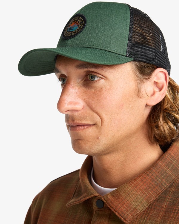 5 A/Div Range - Trucker Cap for Men Green EBYHA00149 Billabong