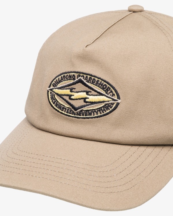 3 Origin - Snapback Cap for Men Brown EBYHA00151 Billabong