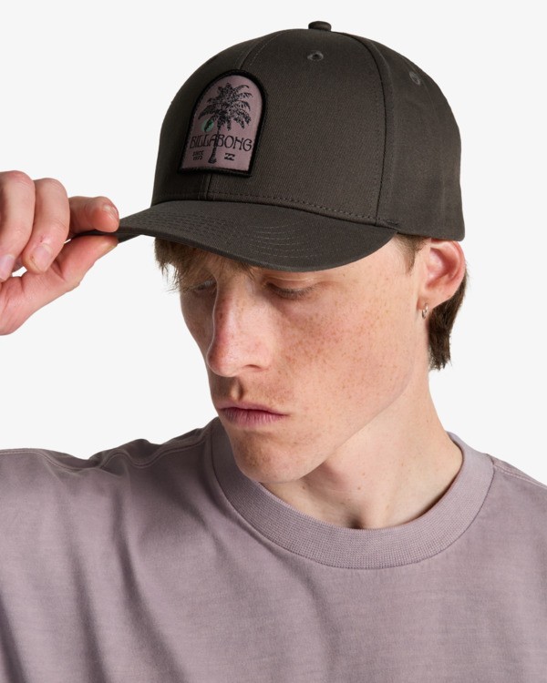 5 Patch - Snapback Cap for Men Grey EBYHA00169 Billabong