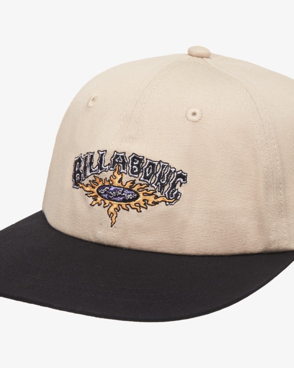 2 Throwback - Strapback Cap for Men Beige EBYHA00174 Billabong