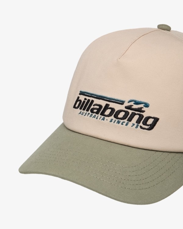 3 Throwback - Strapback Cap for Men Beige EBYHA00174 Billabong