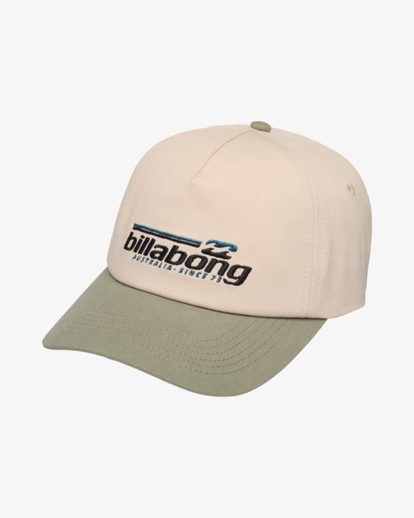 0 Throwback - Strapback Cap for Men Beige EBYHA00174 Billabong
