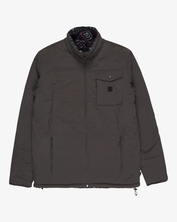9 Unwind 10k - Omkeerbaar Donsjack voor Heren Black EBYJK00124 Billabong
