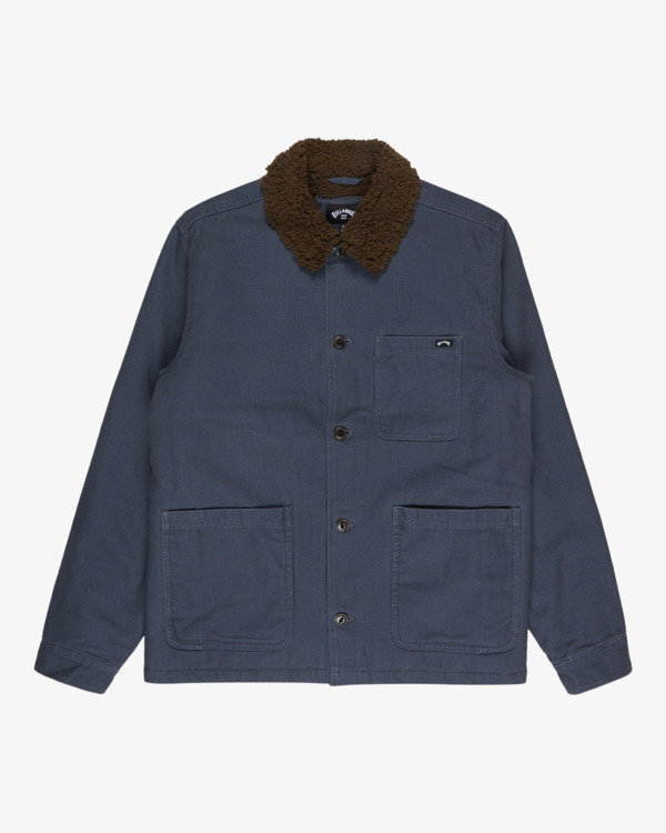 9 Chore Sherpa - Veste workwear avec doublure en sherpa pour Homme Noir EBYJK00133 Billabong