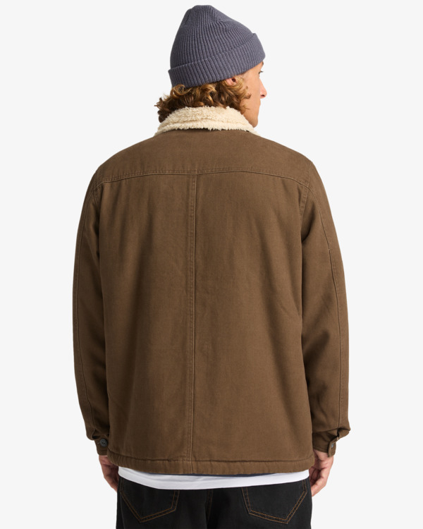 2 Chore Sherpa - Veste workwear avec doublure en sherpa pour Homme Marron EBYJK00133 Billabong