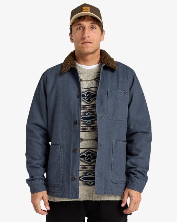 1 Chore Sherpa - Veste workwear avec doublure en sherpa pour Homme Noir EBYJK00133 Billabong