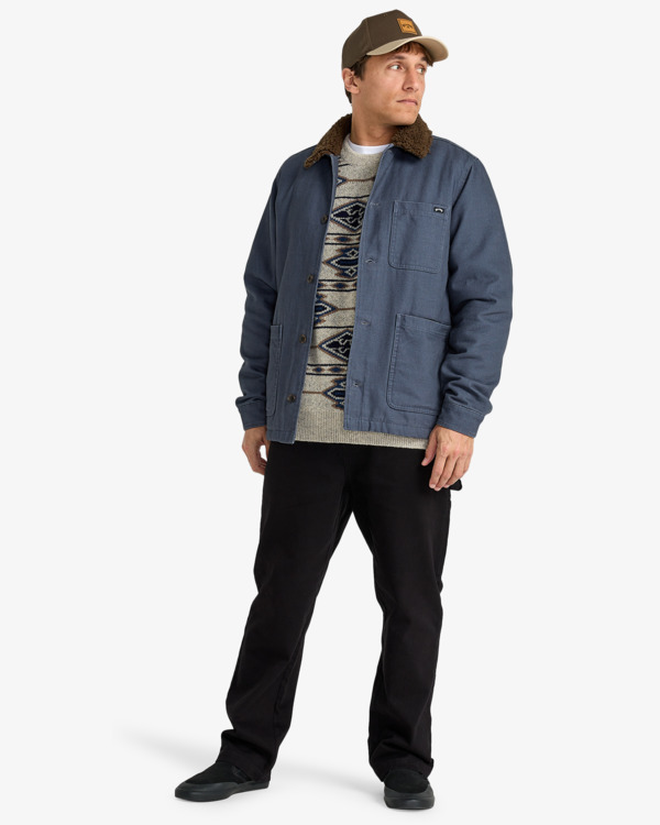 2 Chore Sherpa - Veste workwear avec doublure en sherpa pour Homme Noir EBYJK00133 Billabong