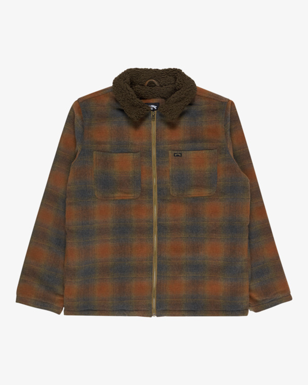 7 Hills Sherpa - Wolljacke mit Sherpa-Futter für Männer Braun EBYJK00136 Billabong