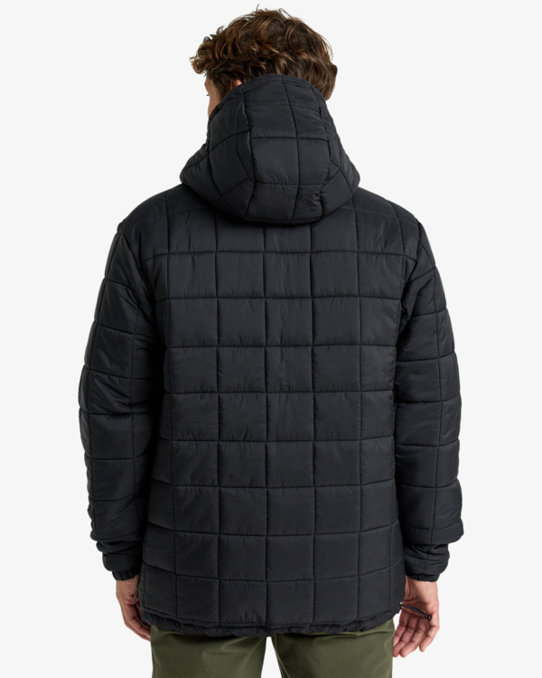 6 Transport Revo 10K - Wendbare Jacke mit Kapuze für Männer Schwarz EBYJK00138 Billabong
