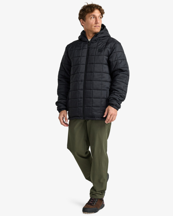 2 Transport Revo 10K - Wendbare Jacke mit Kapuze für Männer Schwarz EBYJK00138 Billabong