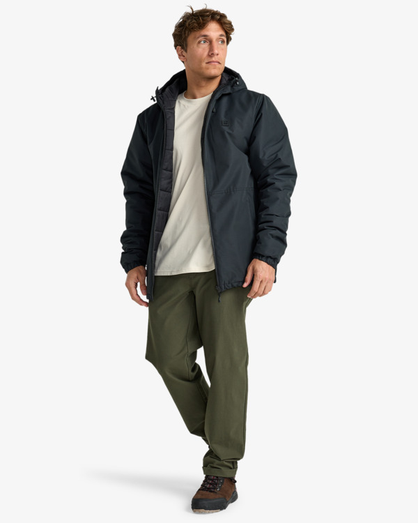3 Transport Revo 10K - Wendbare Jacke mit Kapuze für Männer Schwarz EBYJK00138 Billabong