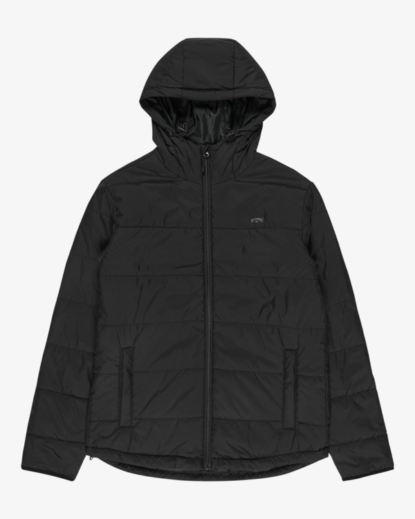 7 Journey Hooded - Chaqueta ligera y acolchada con capucha para hombre Negro EBYJK00145 Billabong