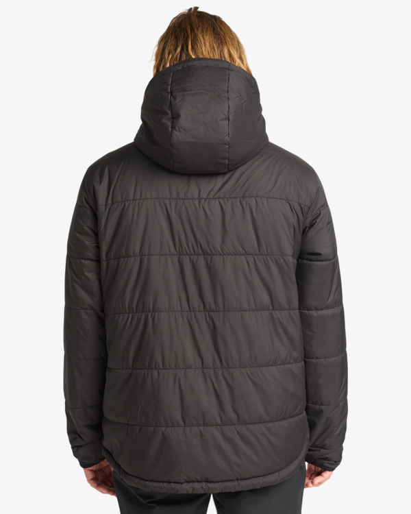 2 Journey Hooded - Chaqueta ligera y acolchada con capucha para hombre Negro EBYJK00145 Billabong