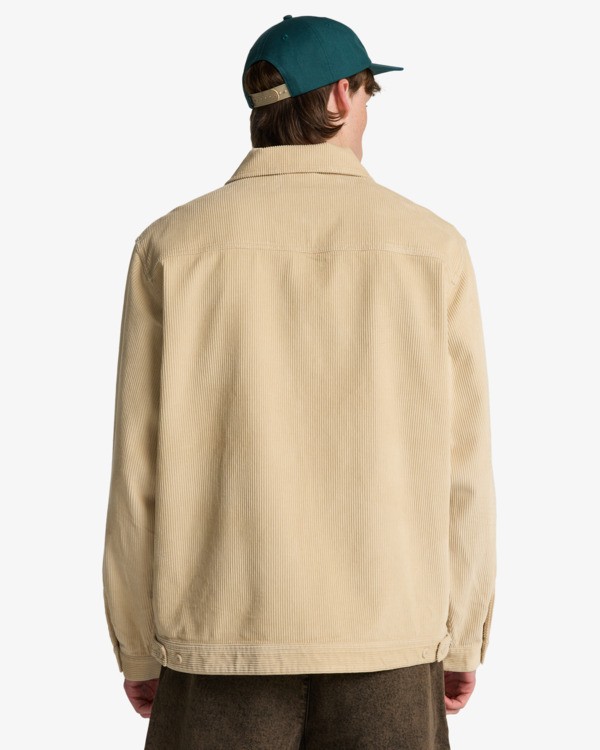 2 Bad Dog - Corduroy Jacket for Men Beige EBYJK00147 Billabong