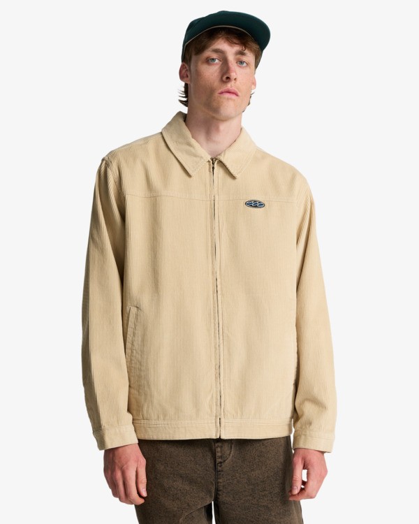 0 Bad Dog - Corduroy Jacket for Men Beige EBYJK00147 Billabong