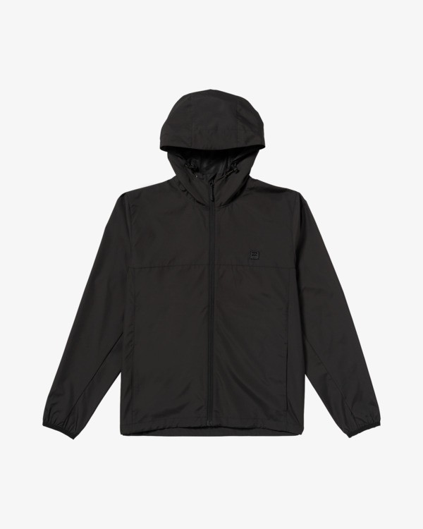 4 Transport - Windbreaker-Jacke f&uuml;r M&auml;nner Schwarz EBYJK00148 Billabong