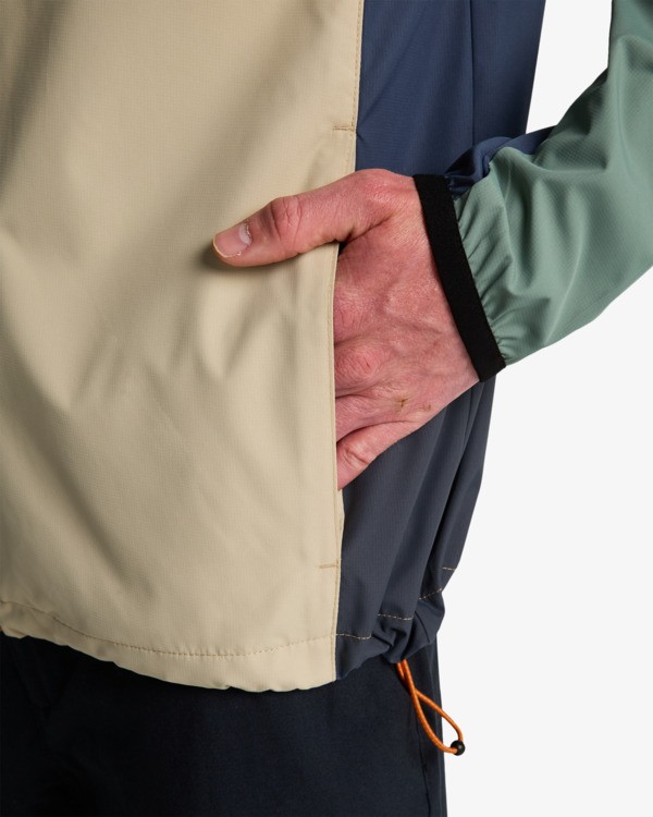 5 Transport - Windbreaker-Jacke f&uuml;r M&auml;nner Schwarz EBYJK00148 Billabong