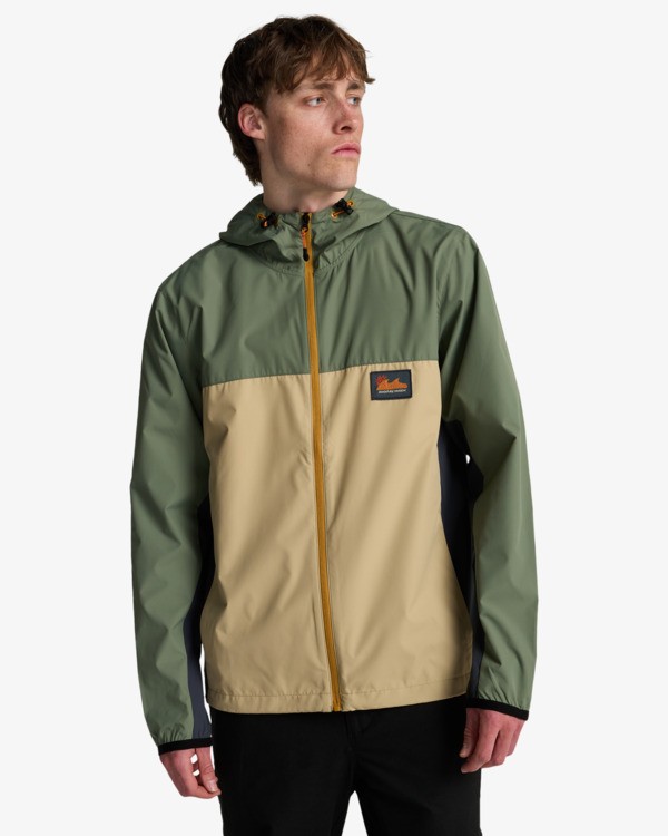 0 Transport - Windbreaker-Jacke f&uuml;r M&auml;nner Schwarz EBYJK00148 Billabong