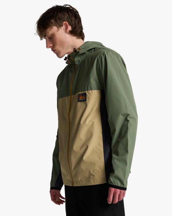 3 Transport - Windbreaker-Jacke f&uuml;r M&auml;nner Schwarz EBYJK00148 Billabong