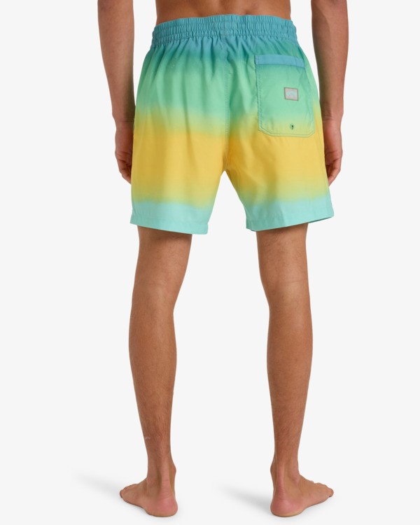 4 All Day Fade Layback 16" - Short de bain pour Homme Vert EBYJV00121 Billabong