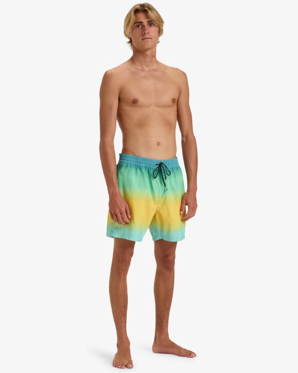 3 All Day Fade Layback 16" - Short de bain pour Homme Vert EBYJV00121 Billabong