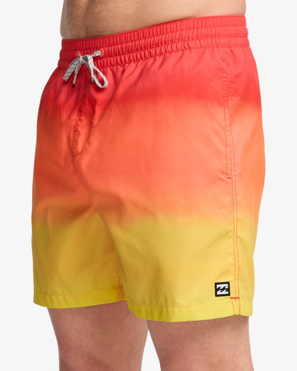 6 All Day Fade 16" - Cal&ccedil;&otilde;es de banho Layback para Homem Amarelo EBYJV00121 Billabong