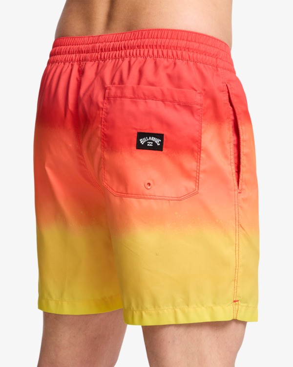 7 All Day Fade 16" - Cal&ccedil;&otilde;es de banho Layback para Homem Amarelo EBYJV00121 Billabong