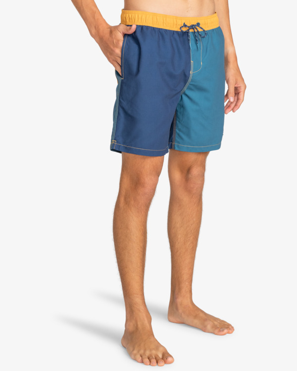 6 All Day Interchange Layback 17.5" - Swim Shorts for Men Blue EBYJV00123 Billabong