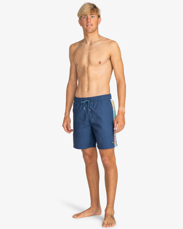 3 Dbah Layback 17.5" - Short de bain pour Homme Bleu EBYJV00127 Billabong