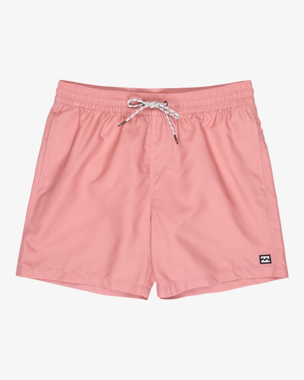 0 All Day 16" - Layback Schwimmshorts f&uuml;r M&auml;nner Rosa EBYJV00134 Billabong