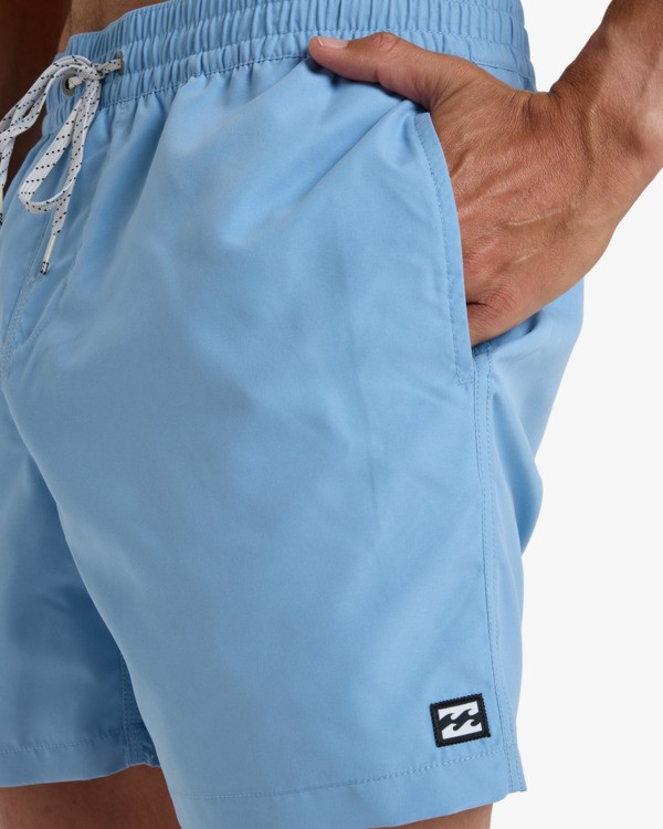 6 All Day 16" - Layback Swim Shorts for Men Blue EBYJV00134 Billabong