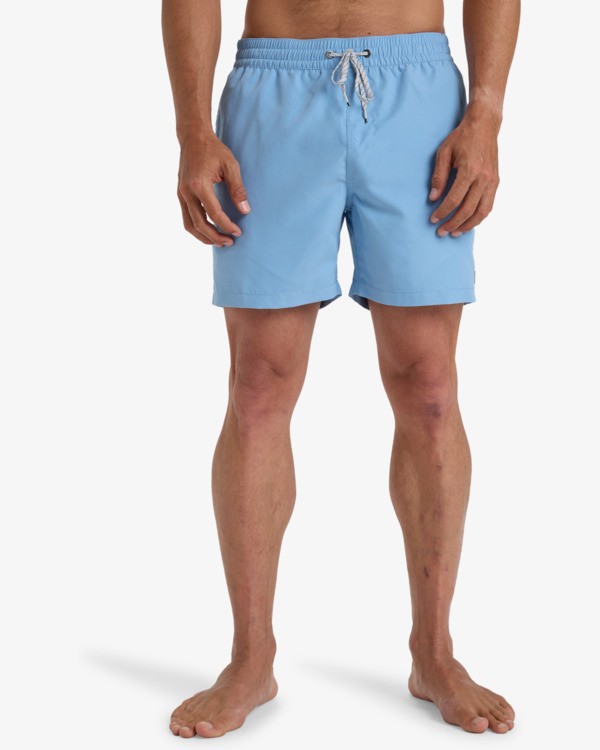 2 All Day 16" - Layback Swim Shorts for Men Blue EBYJV00134 Billabong