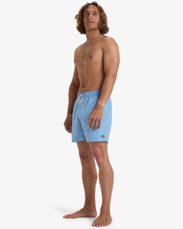 3 All Day 16" - Layback Swim Shorts for Men Blue EBYJV00134 Billabong