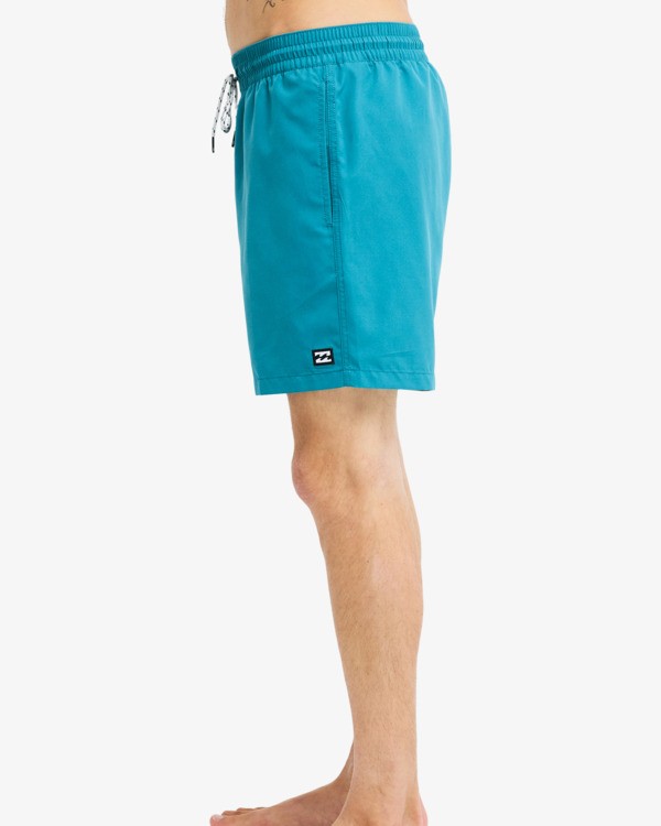 7 All Day 16" - Layback Schwimmshorts f&uuml;r M&auml;nner Blau EBYJV00134 Billabong