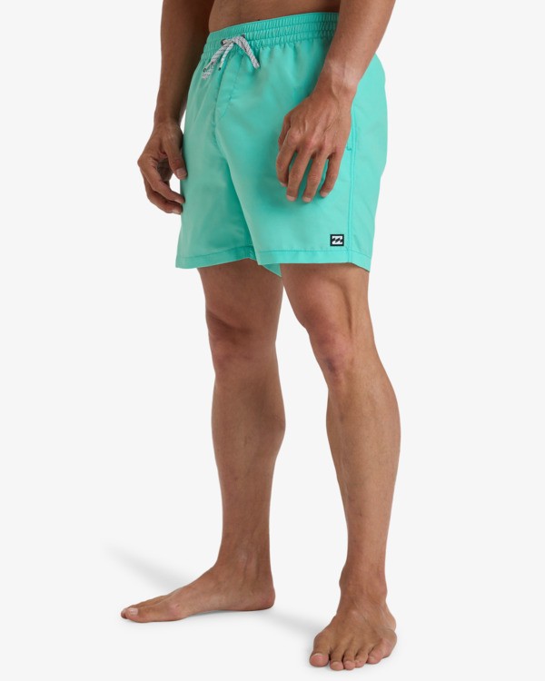 4 All Day 16" - Layback Swim Shorts for Men Green EBYJV00134 Billabong
