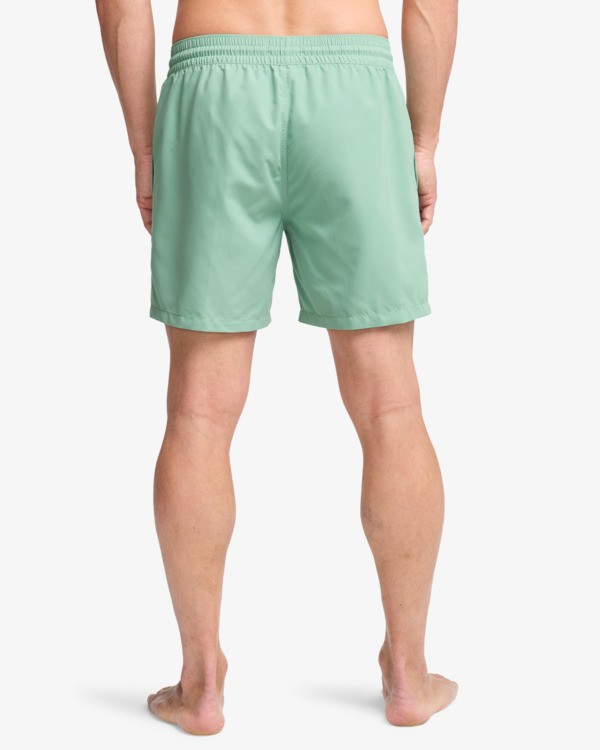 4 All Day 16" - Short de natación Layback para hombre Verde EBYJV00134 Billabong