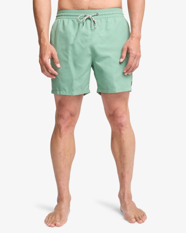 2 All Day 16" - Short de natación Layback para hombre Verde EBYJV00134 Billabong