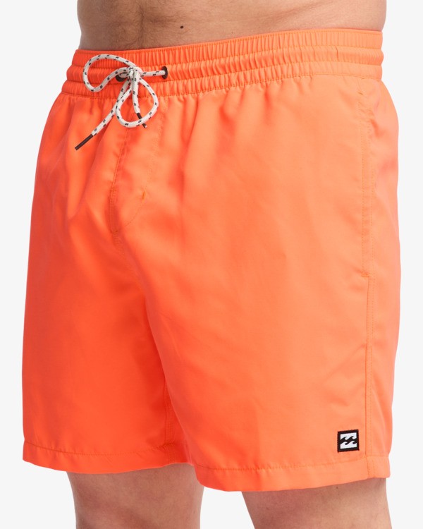 6 All Day 16" - Cal&ccedil;&otilde;es de banho Layback para Homem Pink EBYJV00134 Billabong