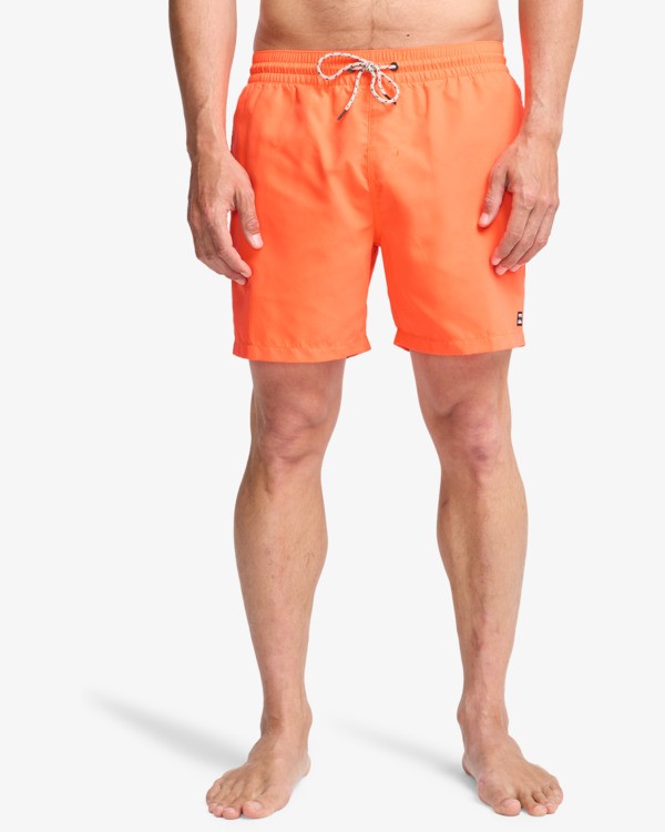 2 All Day 16" - Cal&ccedil;&otilde;es de banho Layback para Homem Pink EBYJV00134 Billabong