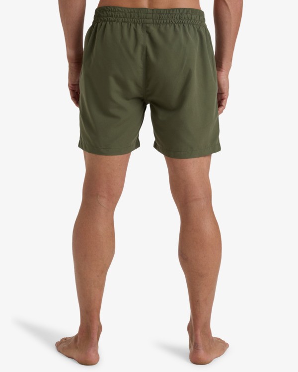 4 All Day 16" - Layback Swim Shorts for Men Green EBYJV00134 Billabong